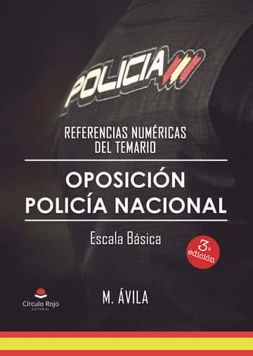 Referencias numéricas del temario. Oposición Policía Nacional Escala Básica