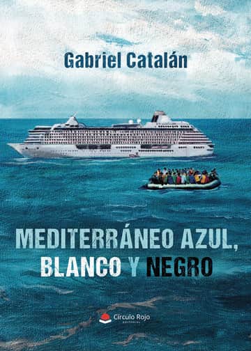 Mediterráneo azul, blanco y negro