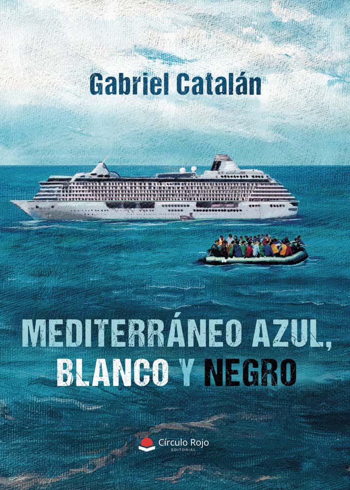 Mediterráneo azul, blanco y negro