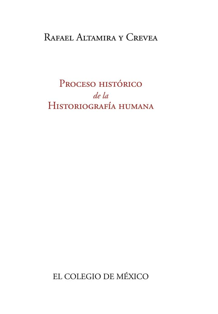 Proceso histórico de la Historiografía humana