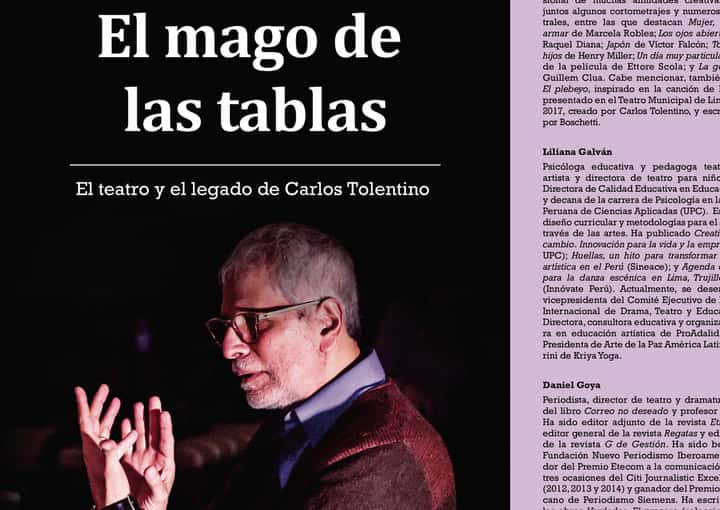 El mago de las tablas: El teatro y el legado de Carlos Tolentino