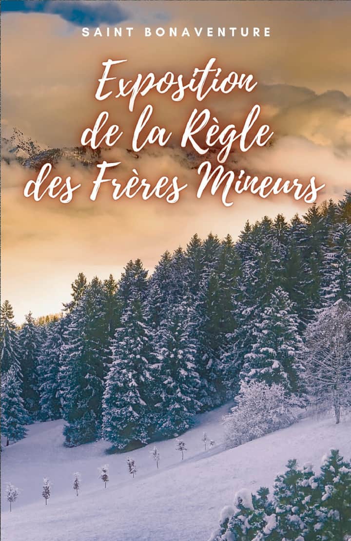 Exposition de la Règle des Frères Mineurs