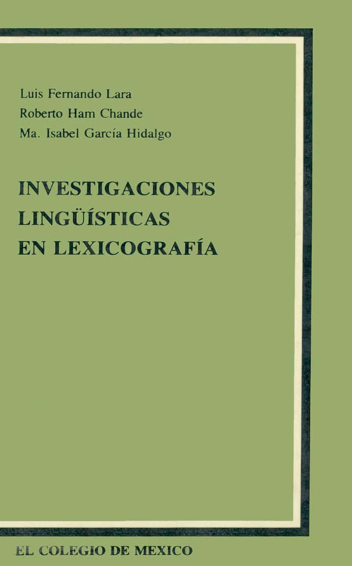 Investigaciones lingüísticas en lexicografía
