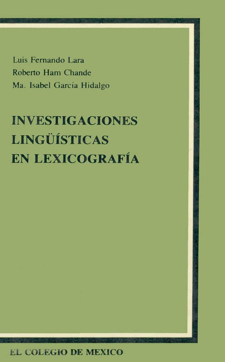 Investigaciones lingüísticas en lexicografía