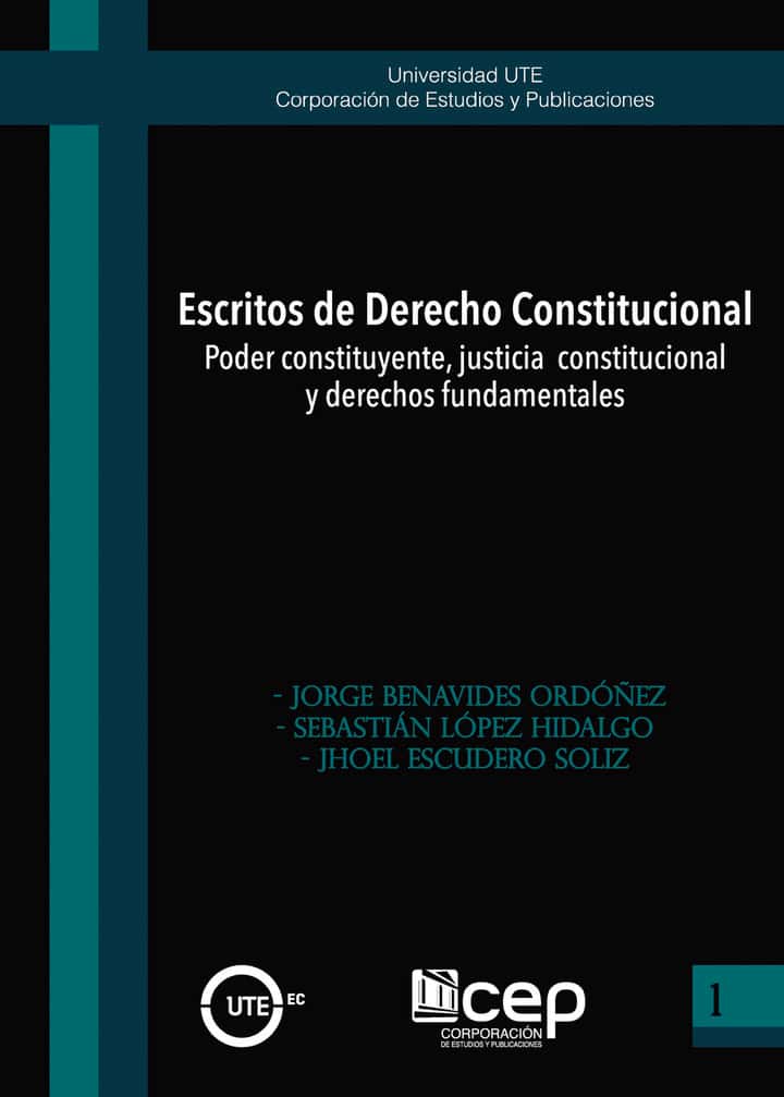 Escritos de derecho constitucional: poder constituyente, justicia constitucional y derechos fundamentales